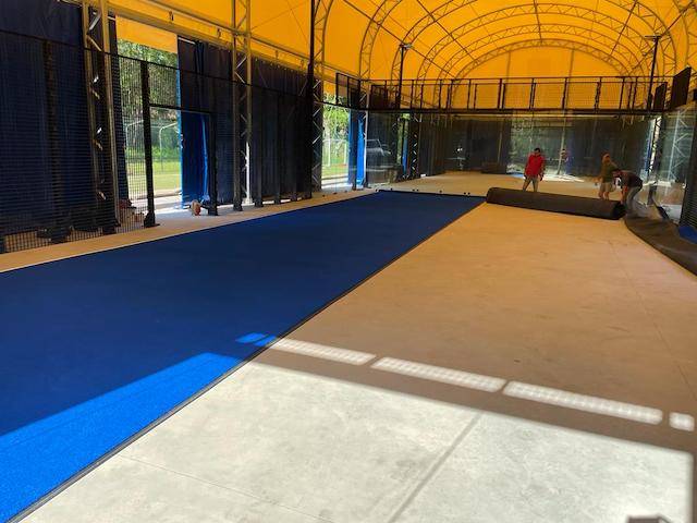 La nascita dei nuovi campi di \"Laveno Padel\"