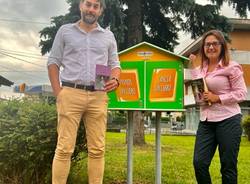 Casetta dei libri bookcrossing a Besozzo 