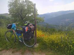ciclista della memoria Liguria