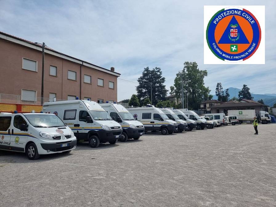 Colonna Mobile Protezione Civile Varese