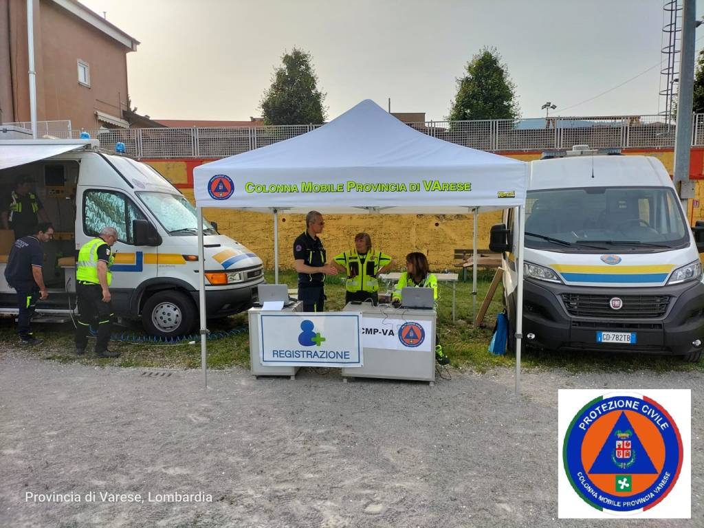 Colonna Mobile Protezione Civile Varese