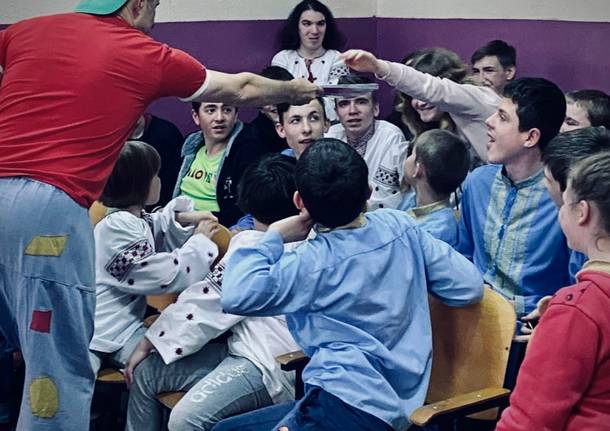 Il Claun Pimpa a Leopoli