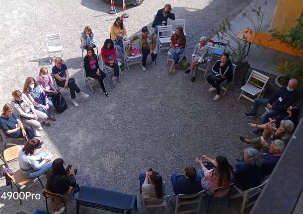 La Meranda Solidale con i profughi ucraini ospitati a Besozzo 