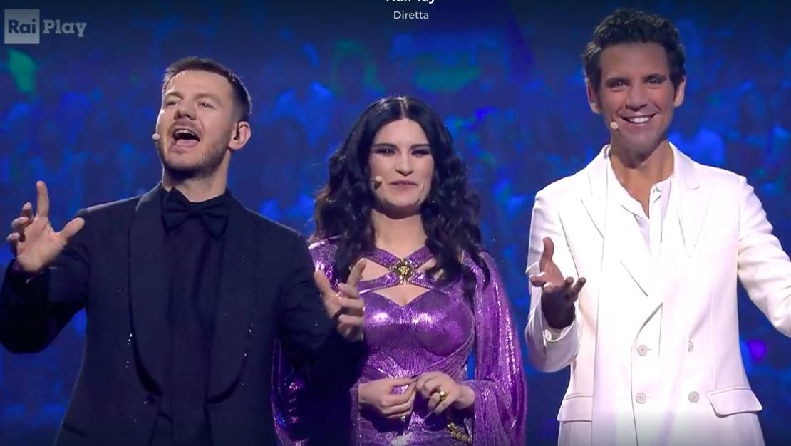 Mahmood e Blanco all'eurovision song contest in Torino