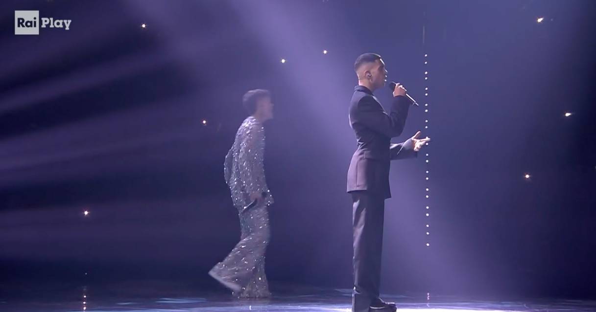 Mahmood e Blanco all'eurovision song contest in Torino