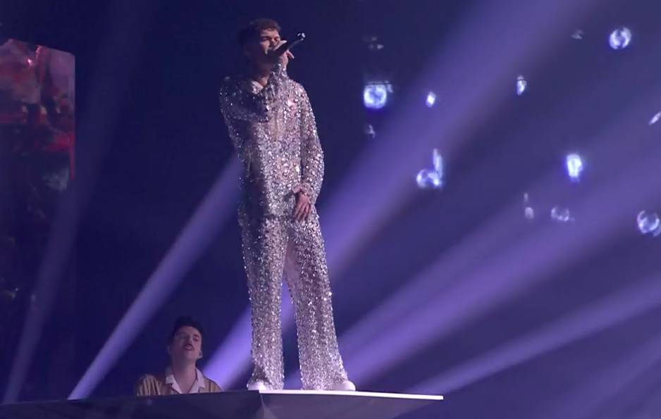 Mahmood e Blanco all'eurovision song contest in Torino