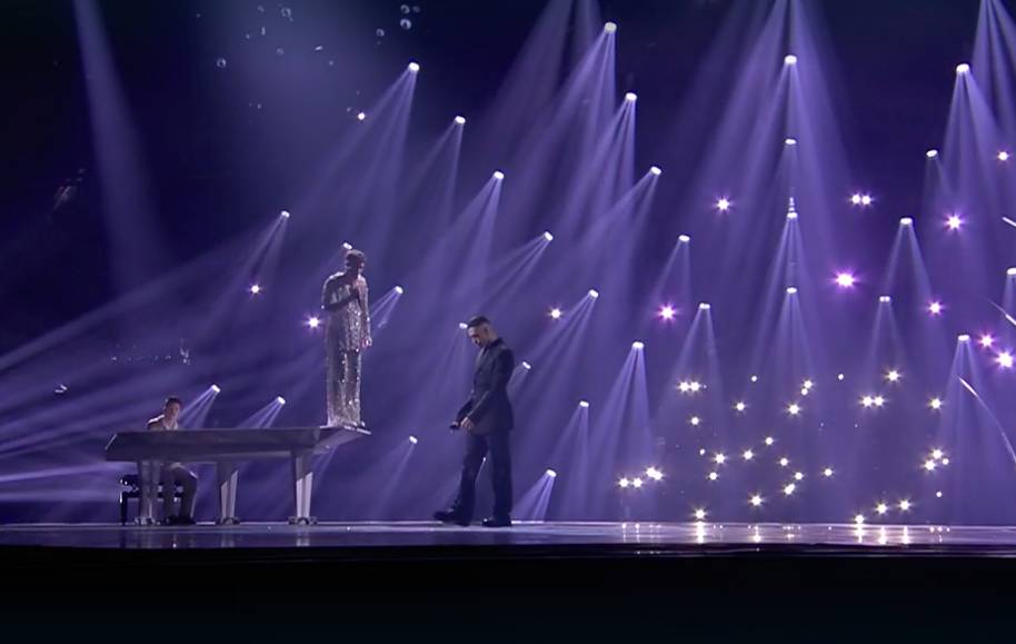 Mahmood e Blanco all'eurovision song contest in Torino