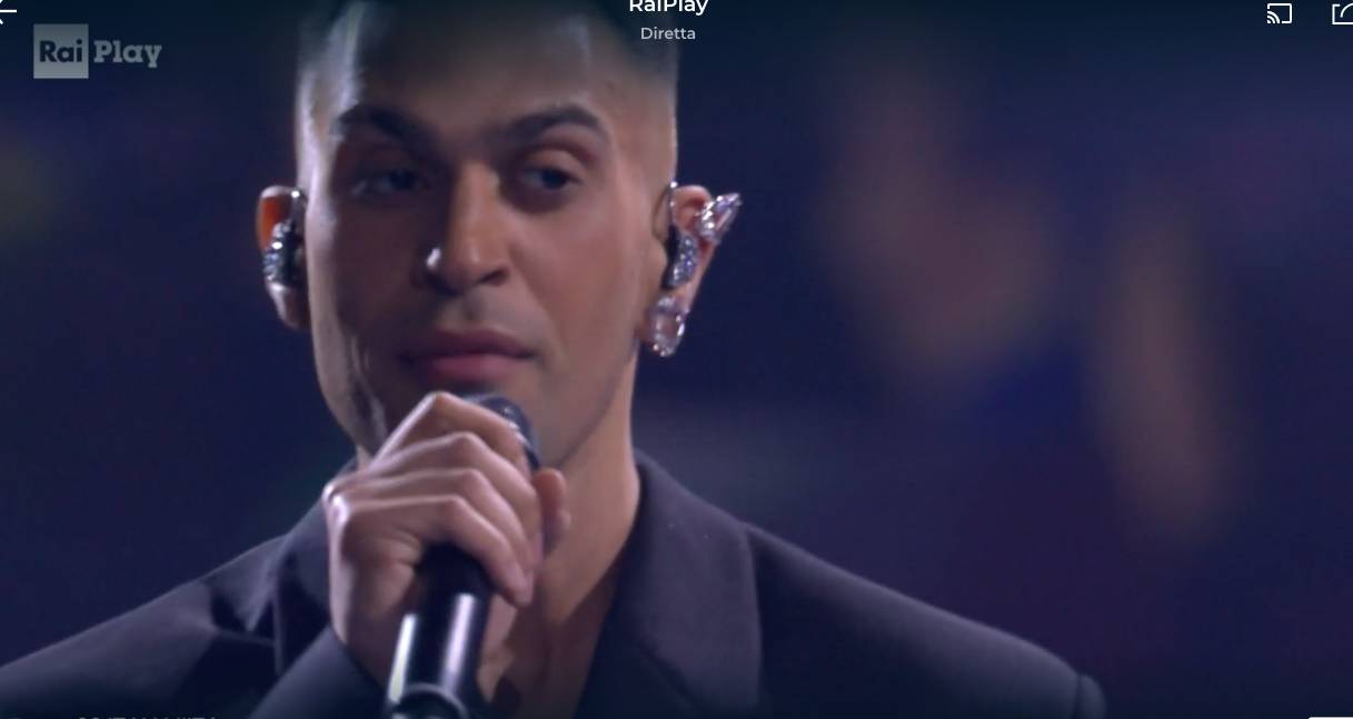 Mahmood e Blanco all'eurovision song contest in Torino
