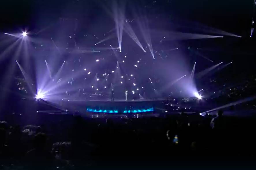 Mahmood e Blanco all'eurovision song contest in Torino