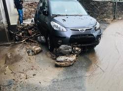 Forte temporale, a Casalzuigno straripa il torrente -Giugno 2022