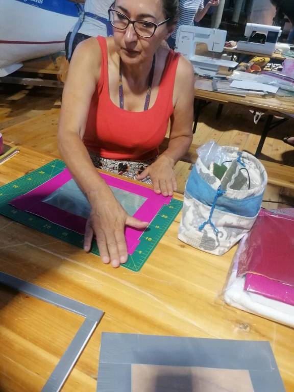 La mostra dei quilt a Laveno Mombello 