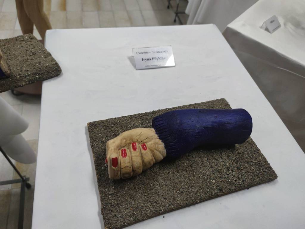 Mostra alla Soara - percorso tattile di Damiano Latorre