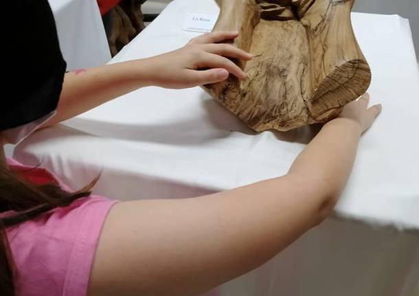 Mostra alla Soara - percorso tattile di Damiano Latorre (Magnesia)