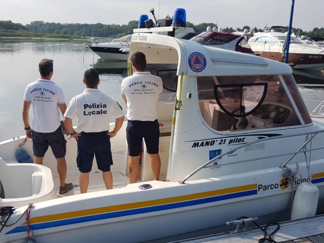 Volontari Parco del Ticino e Polizia Locale: controlli sulle acque a Sesto Calende