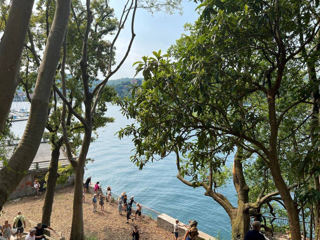 inaugurazione parco torrazze laveno mombello
