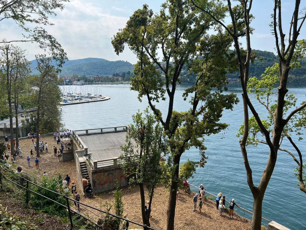 inaugurazione parco torrazze laveno mombello