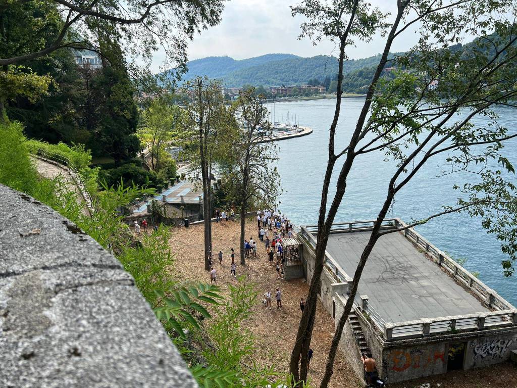 inaugurazione parco torrazze laveno mombello