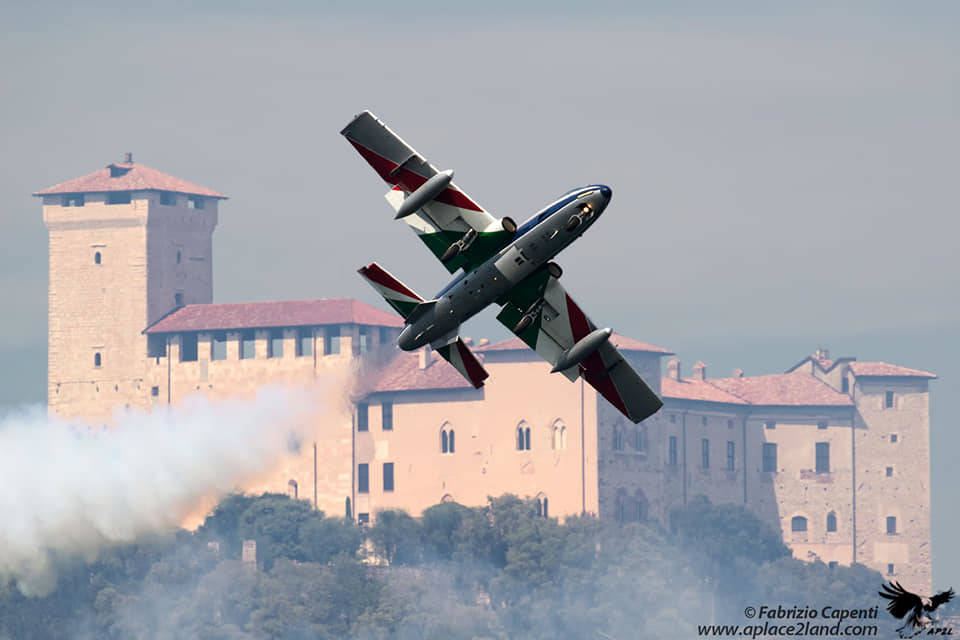Le Frecce Tricolori sul Lago Maggiore nelle foto di Fabrizio Capenti