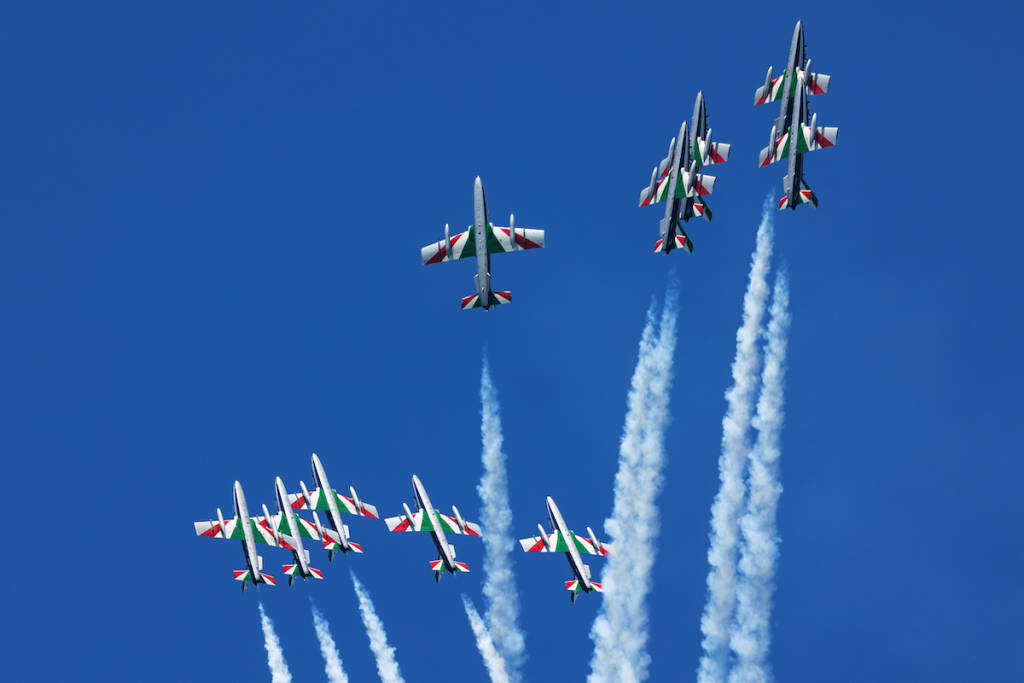 Lo spettacolo delle Frecce tricolori nelle foto di Paolo Gogni