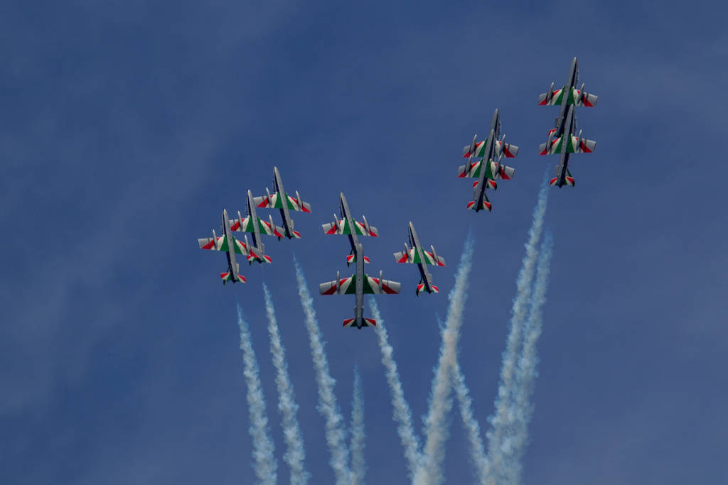 Lo spettacolo delle Frecce tricolori nelle foto di Paolo Gogni