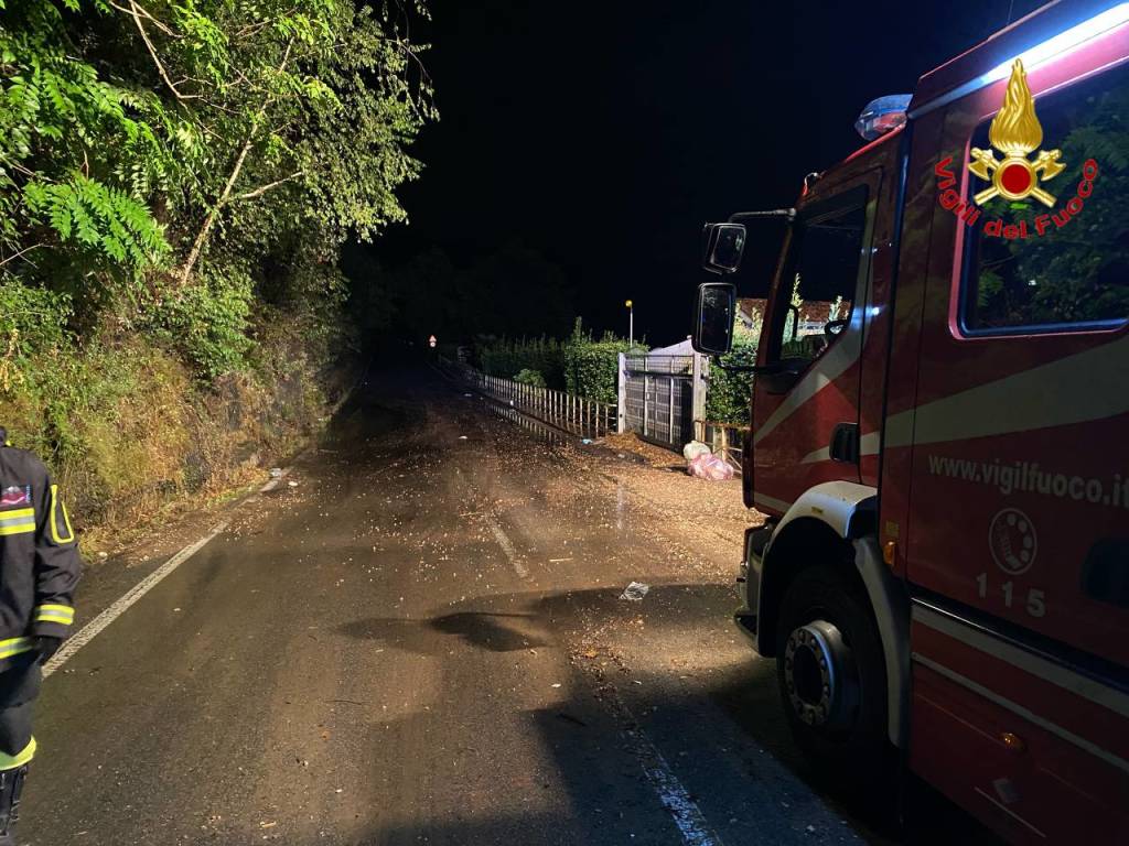 Maltempo, intervento dei Vigili del Fuoco di Varese