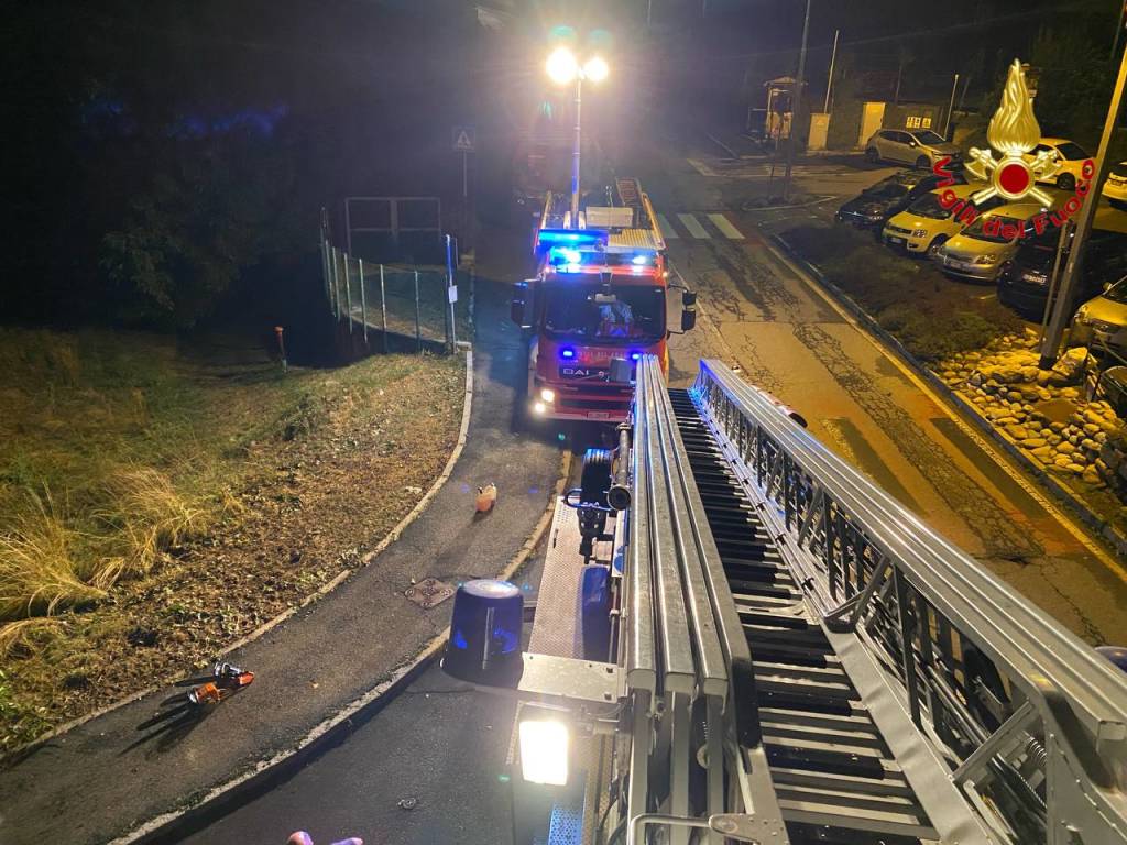 Maltempo, intervento dei Vigili del Fuoco di Varese