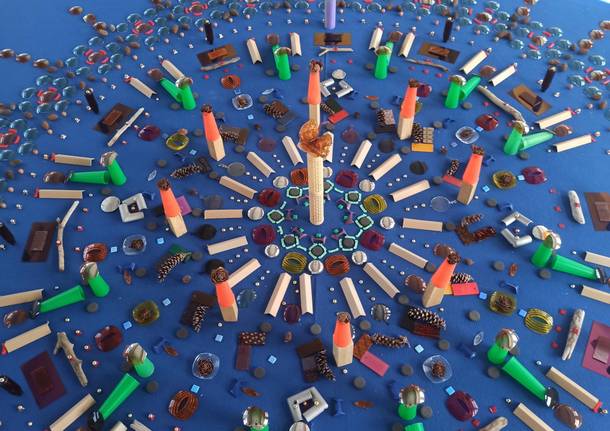 Mandala giganti all’ex Colonia elioterapica di Germignaga