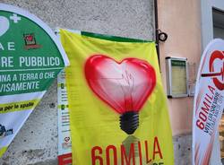 Taglio del nastro per il defibrillatore intitolato a Livio Mereghetti a San Giorgio