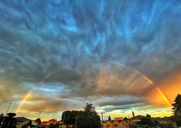 Arcobaleno al tramonto