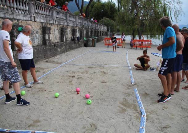 Il torneo di bocce di Porto Valtravaglia