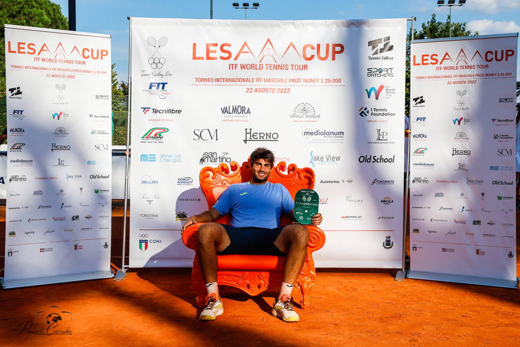 La Lesa Cup di tennis nelle mani del toscano Gianmarco Ferrari