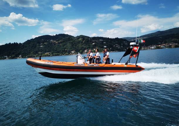 La guardia costiera sul Lago Maggiore