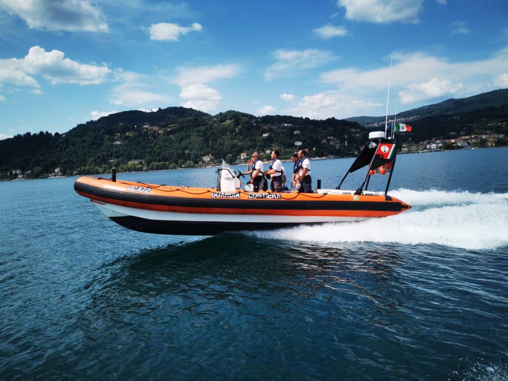 La guardia costiera sul Lago Maggiore