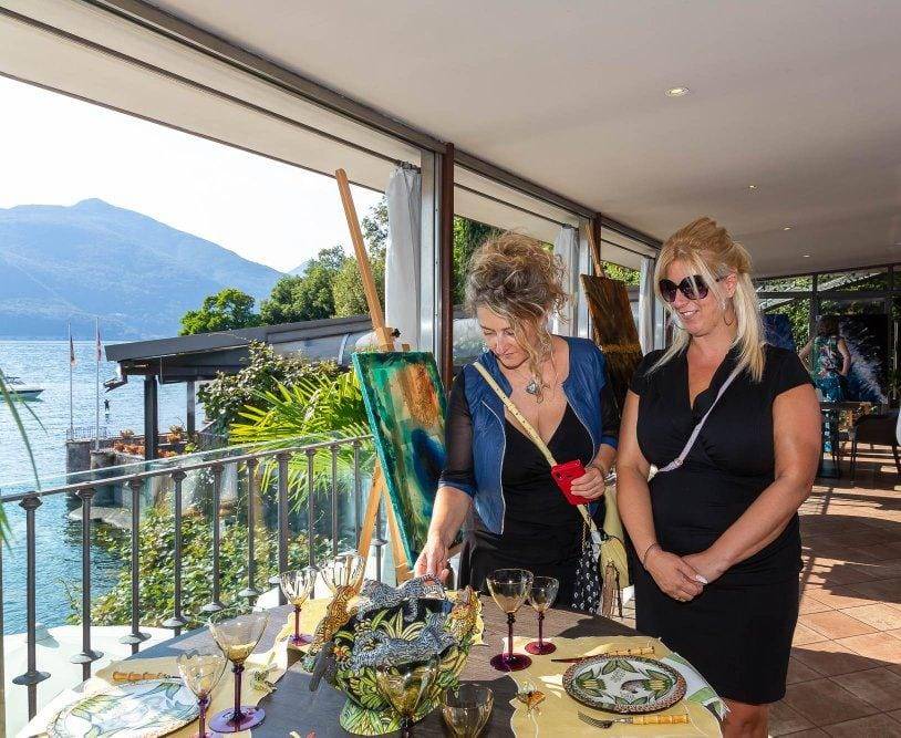 La mostra di Marika Laganà a Colmegna di Luino 