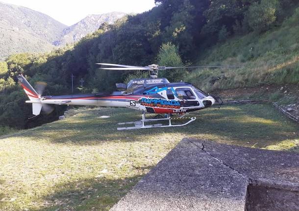 A Monteviasco in elicottero dopo anni senza salire nella seconda casa