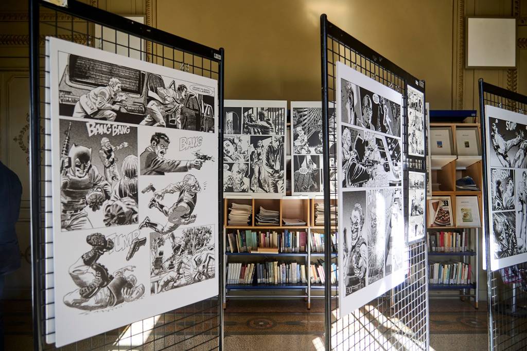 A Laveno Mombello l'inaugurazione della mostra Comic Sponde 