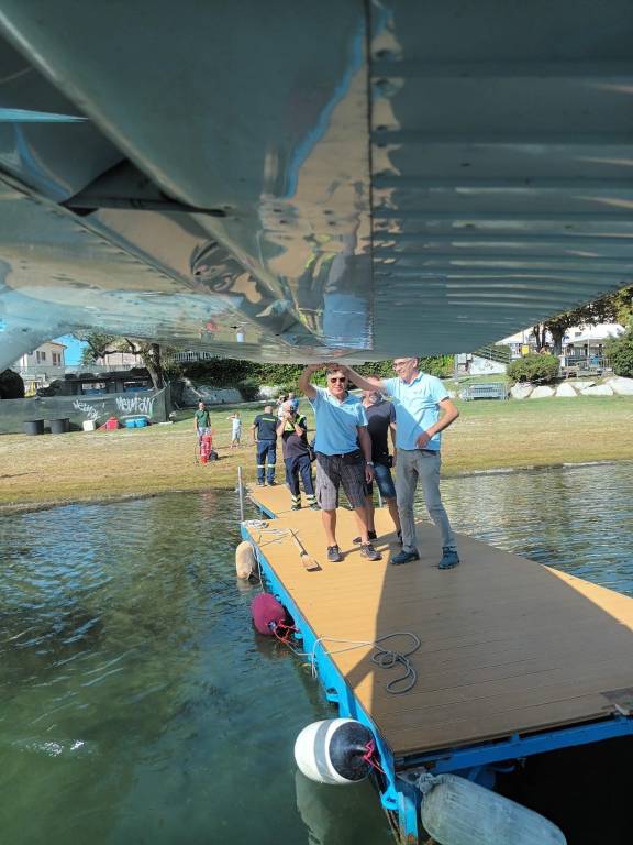 Angera e Sesto Calende dall'idrovolante