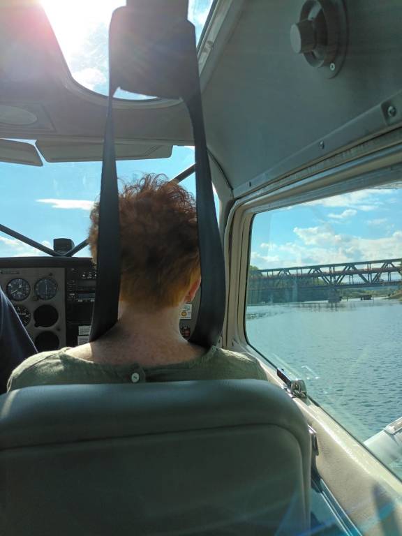 Angera e Sesto Calende dall'idrovolante