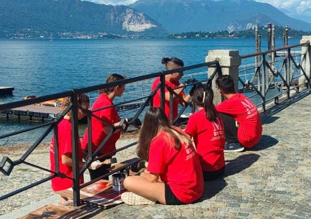 Giovani volontari per il campo “Ci sto?Affare fatica” a Laveno Mombello