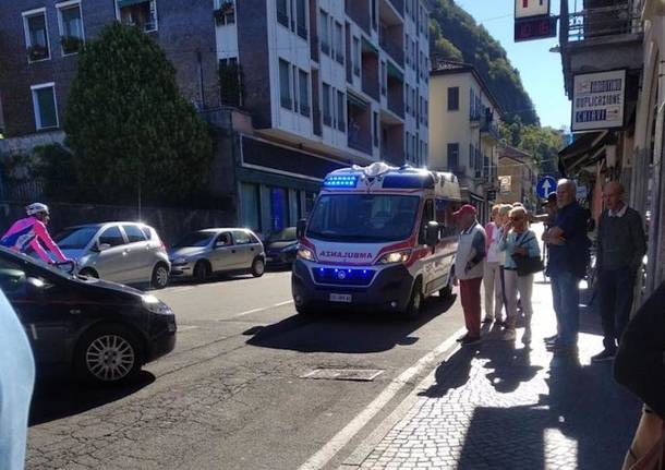 Anziana investita a Laveno Mombello