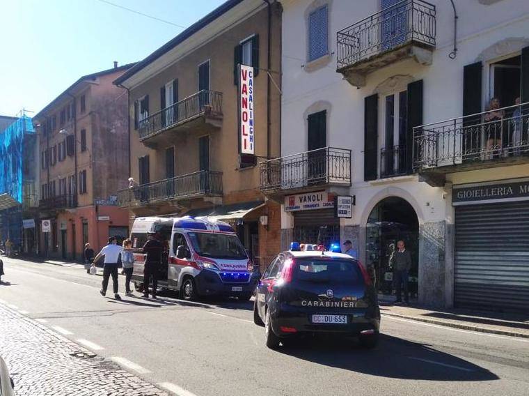 Investimeno in via Labiena a Laveno Mombello