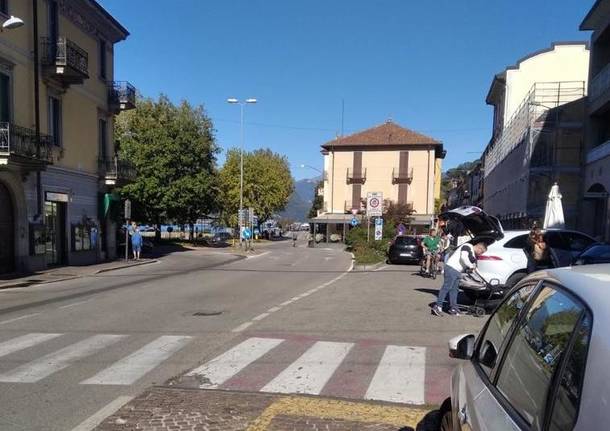 Investimeno in via Labiena a Laveno Mombello