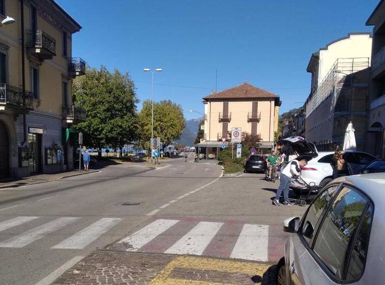 Investimeno in via Labiena a Laveno Mombello