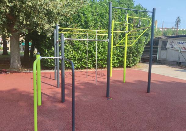 La nuova palestra a cielo aperto di Angera