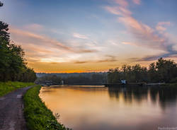 Tramonto al Villoresi