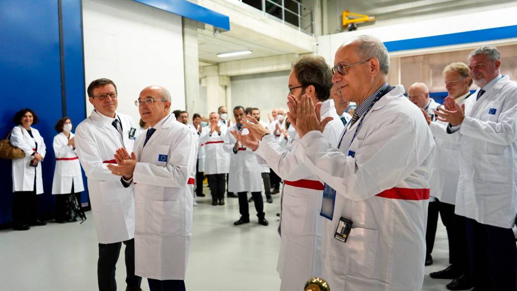 L'inaugurazione del deposito temporaneo dei rifiuti radioattivi al Jrc di Ispra