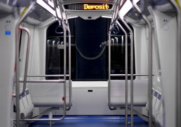 Le foto del primo viaggio della M4 di Milano