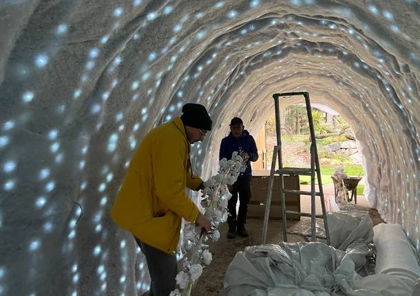 Le Lucine di Natale di Leggiuno realizzate a mano, una per una