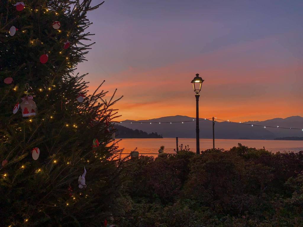 Laveno Mombello al tramonto 