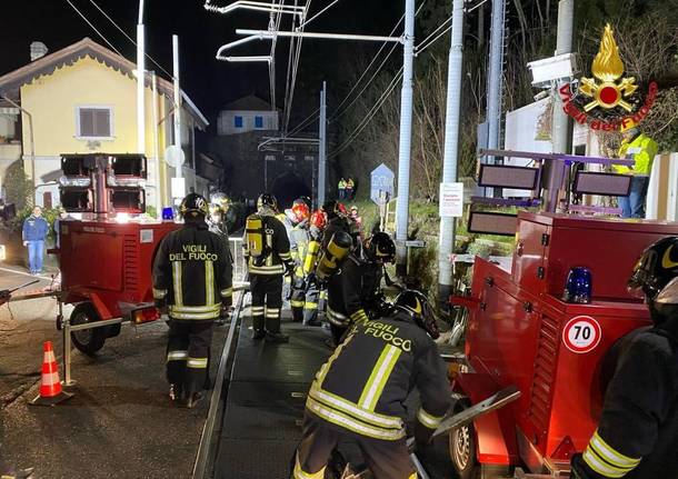 Laveno Mombello - Esercitazione galleria